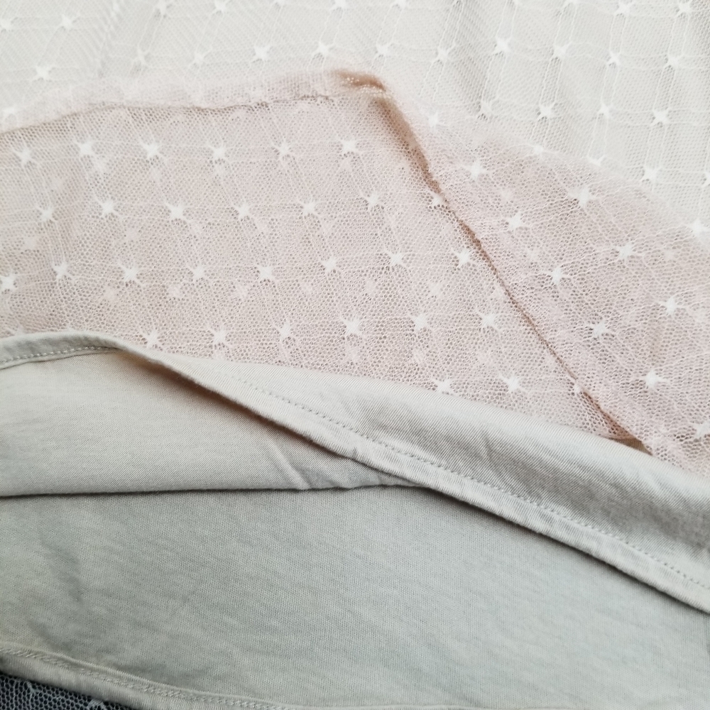 Anthropologie Lilka Lace Embroidered Boho Tee - Picture 4 of 8